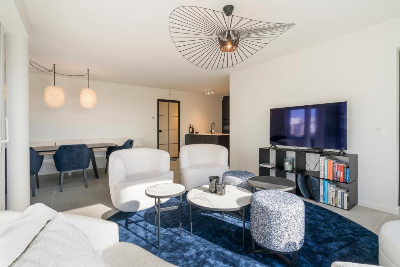 The Waves-Luxurious 3Bedroom App W Big Terrace & Garage 奥斯滕德 外观 照片