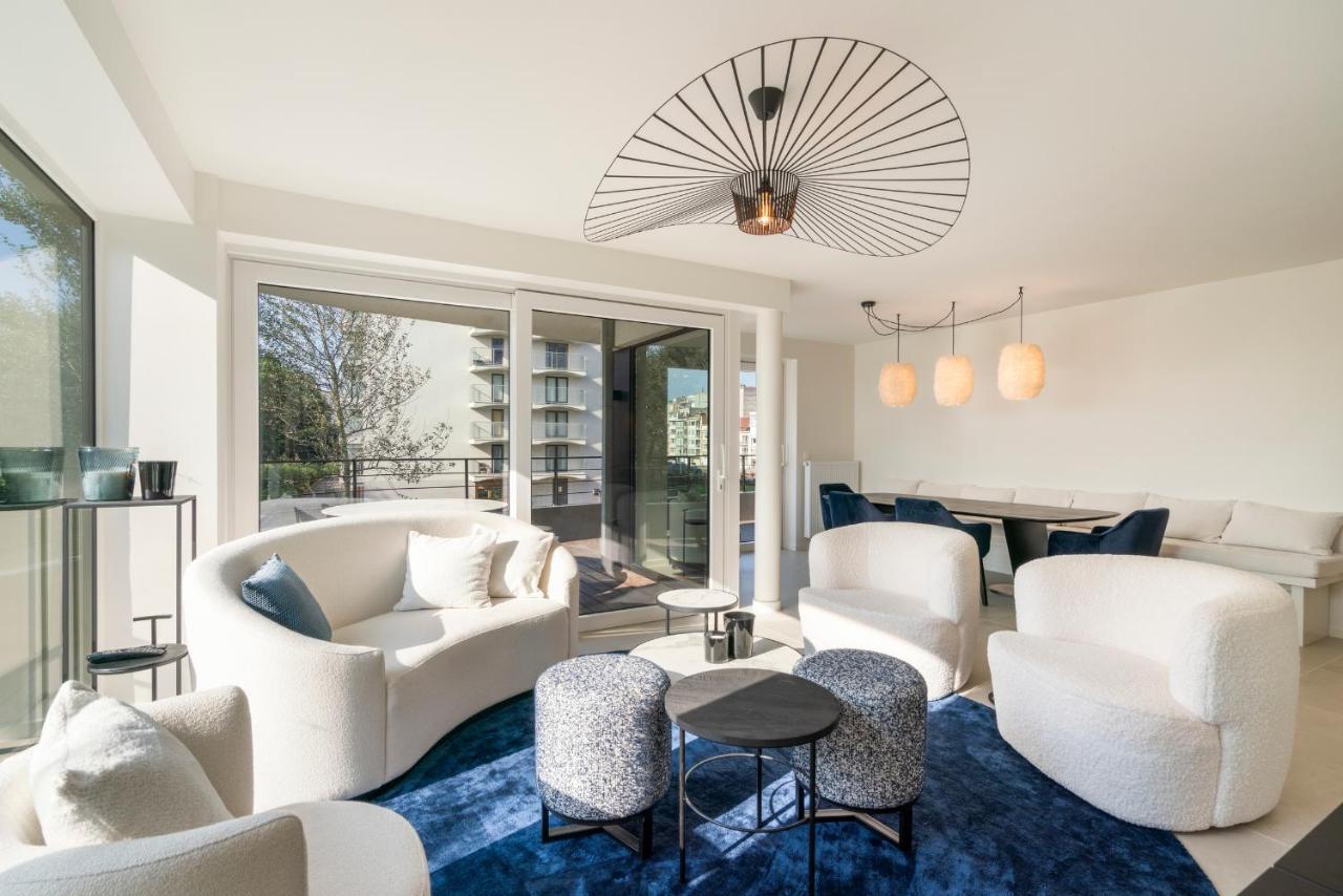 The Waves-Luxurious 3Bedroom App W Big Terrace & Garage 奥斯滕德 外观 照片